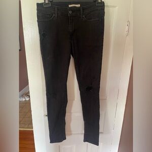 Levi's Black Skinny Jeans for Women